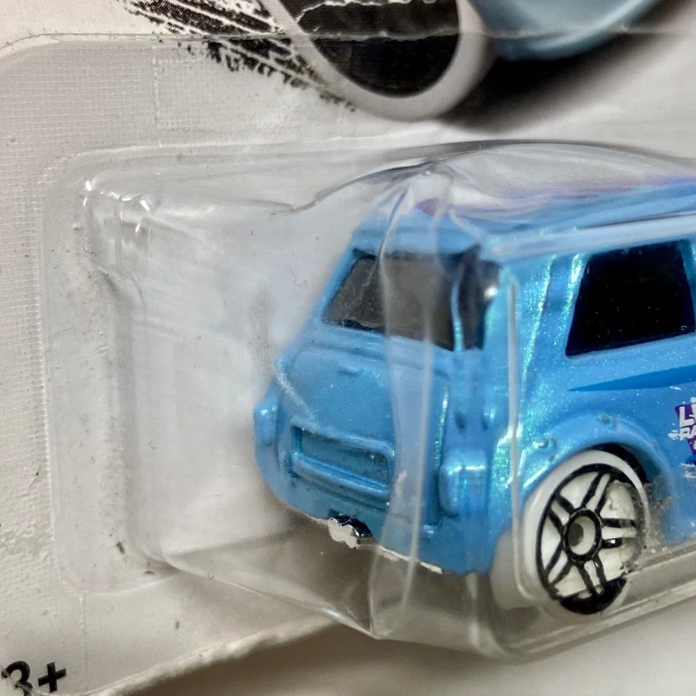 Hot Wheels Mini Morris 231/365 Light Blue HW Snow Stormers 2/5 Die-cast 1:64 Car
